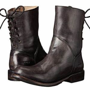 Bed Stu Women’s Cheshire Black Glazed Leather Boots